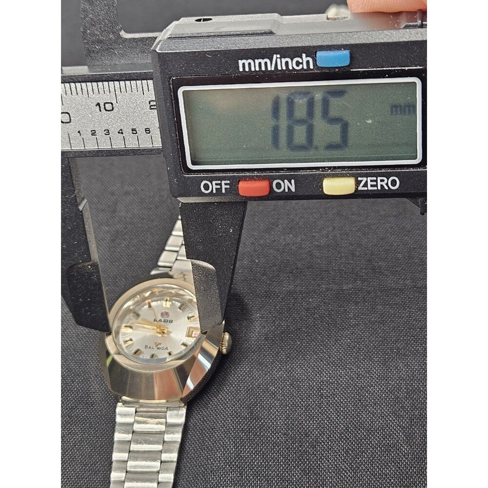 Rado Balboa AUTOMATIC Watch 26mm Women's Silver & Gold Tone, Stainless band - Picture 3 of 11